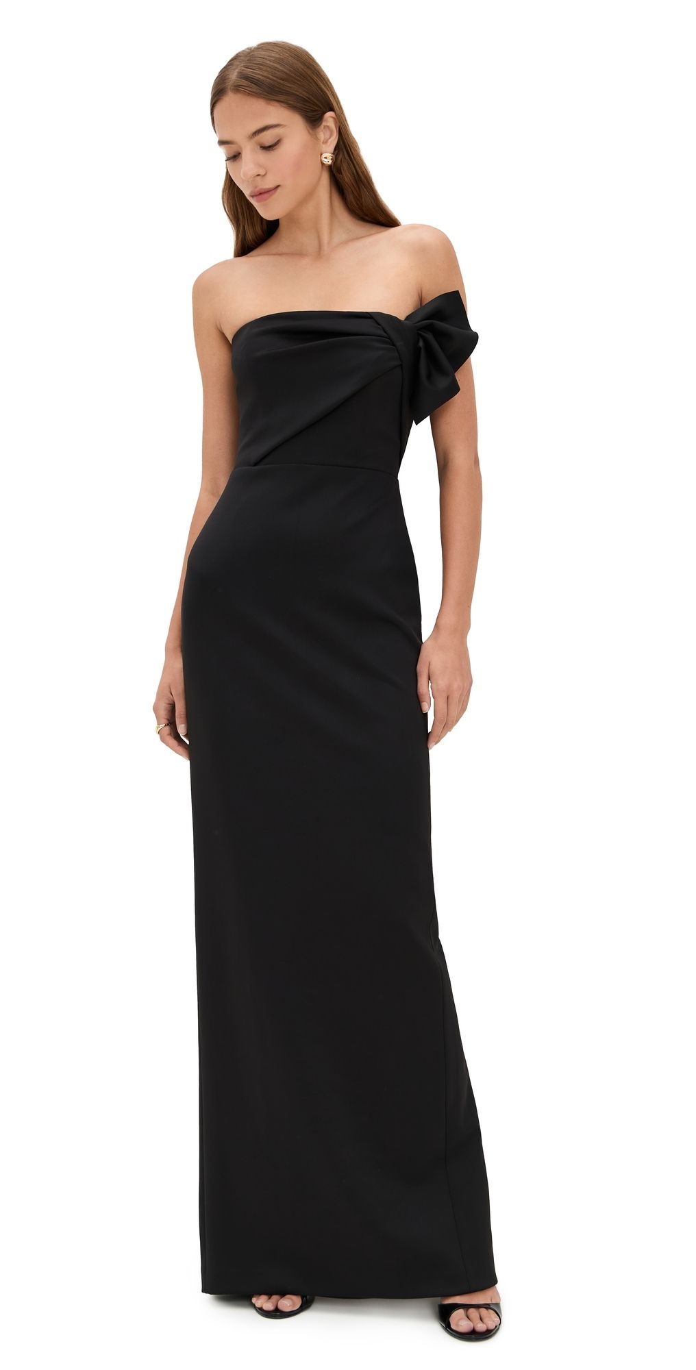 Black Halo Divina Gown Black 12