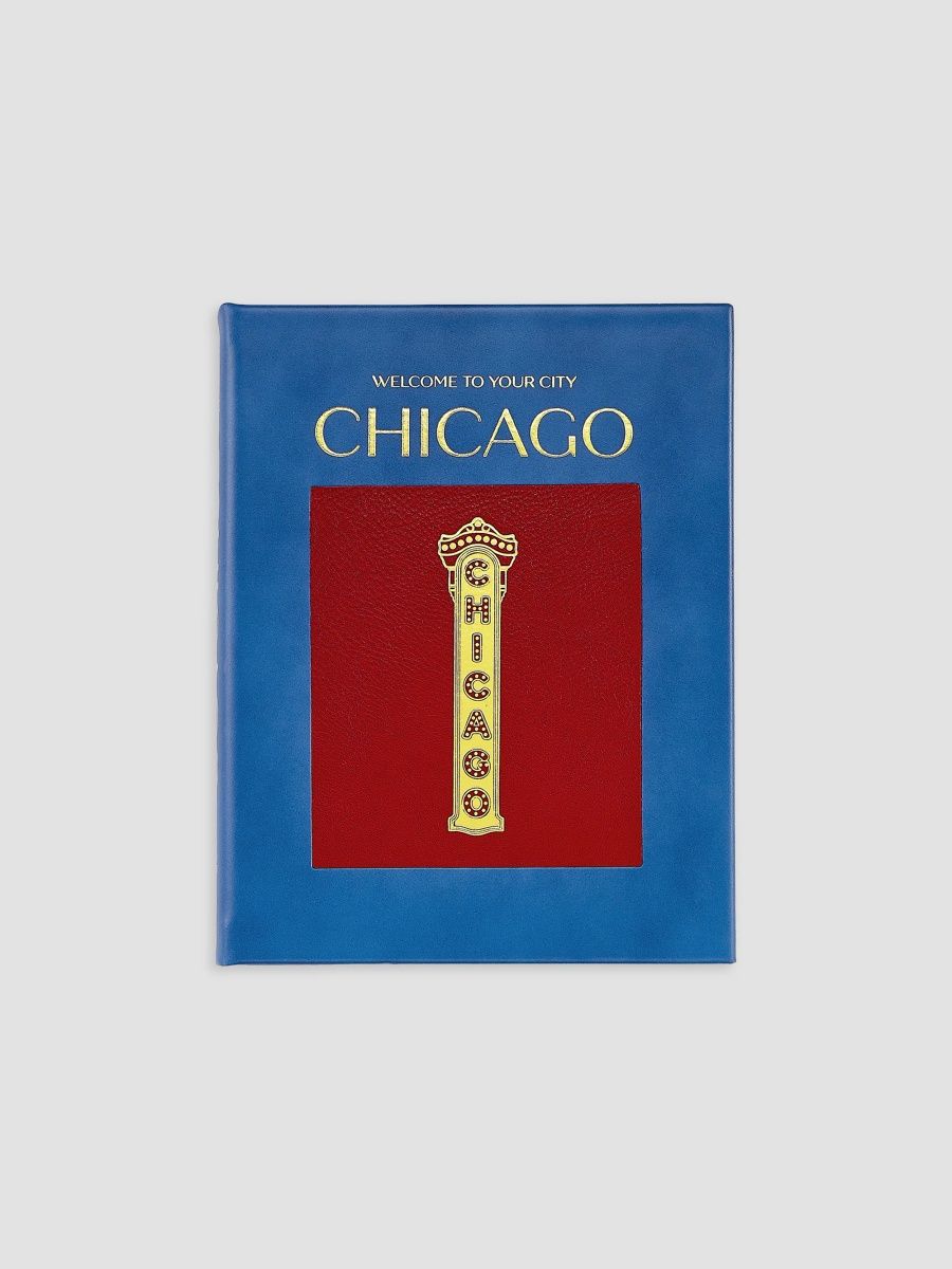 Graphic Image Trope Chicago Leather-Bound Hardcover Book