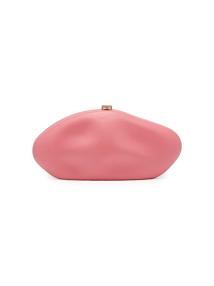 Women's The Caldera Leather Clutch - Bubble