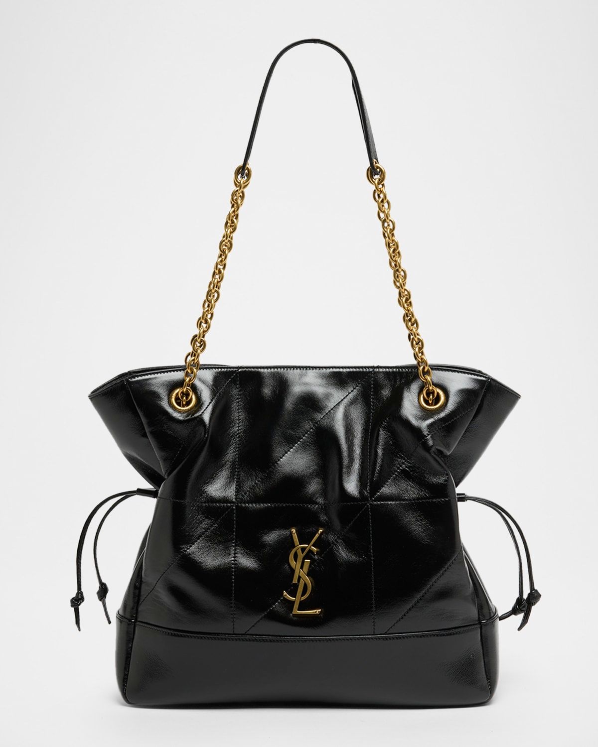 Jamie 4.3 Small YSL Shopper Tote Bag in Leather