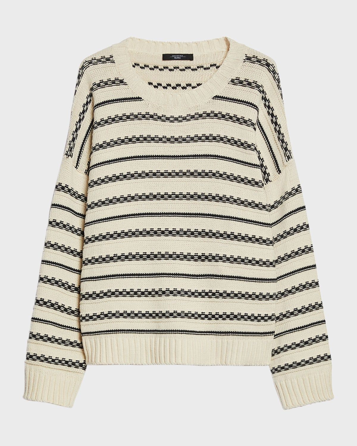 Foster Crewneck Stripe Intarsia Sweater