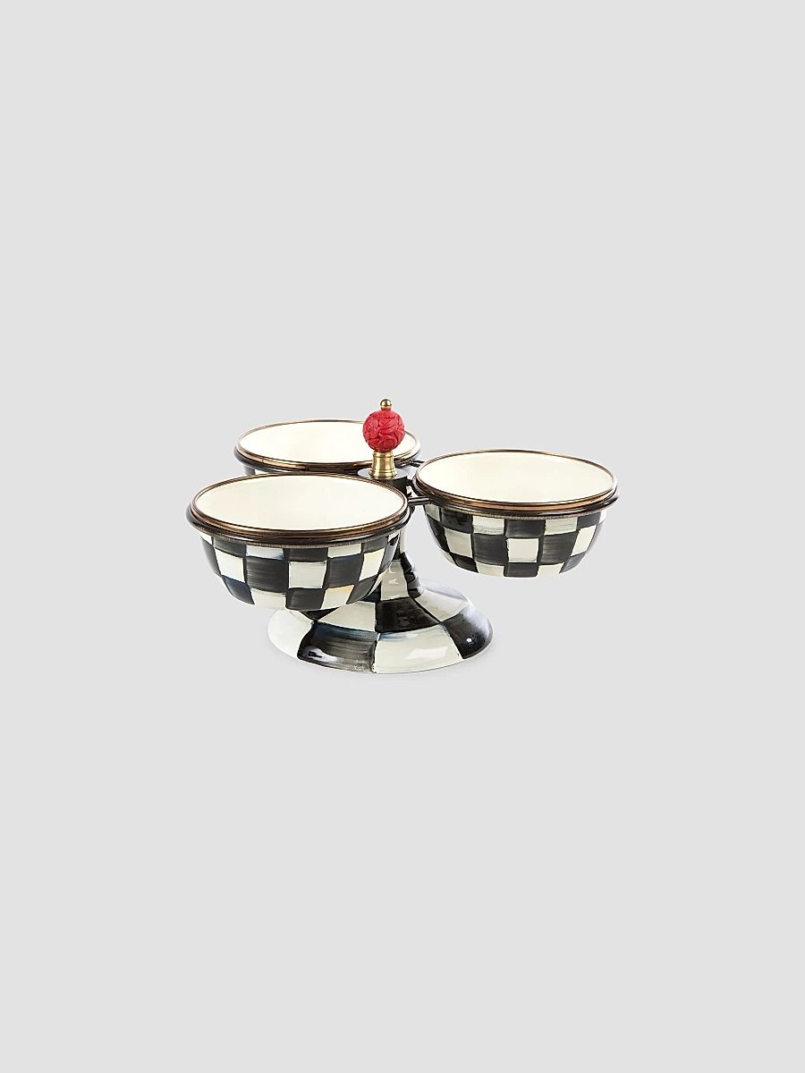 MacKenzie-Childs Checked Triplicity - Courtly Check