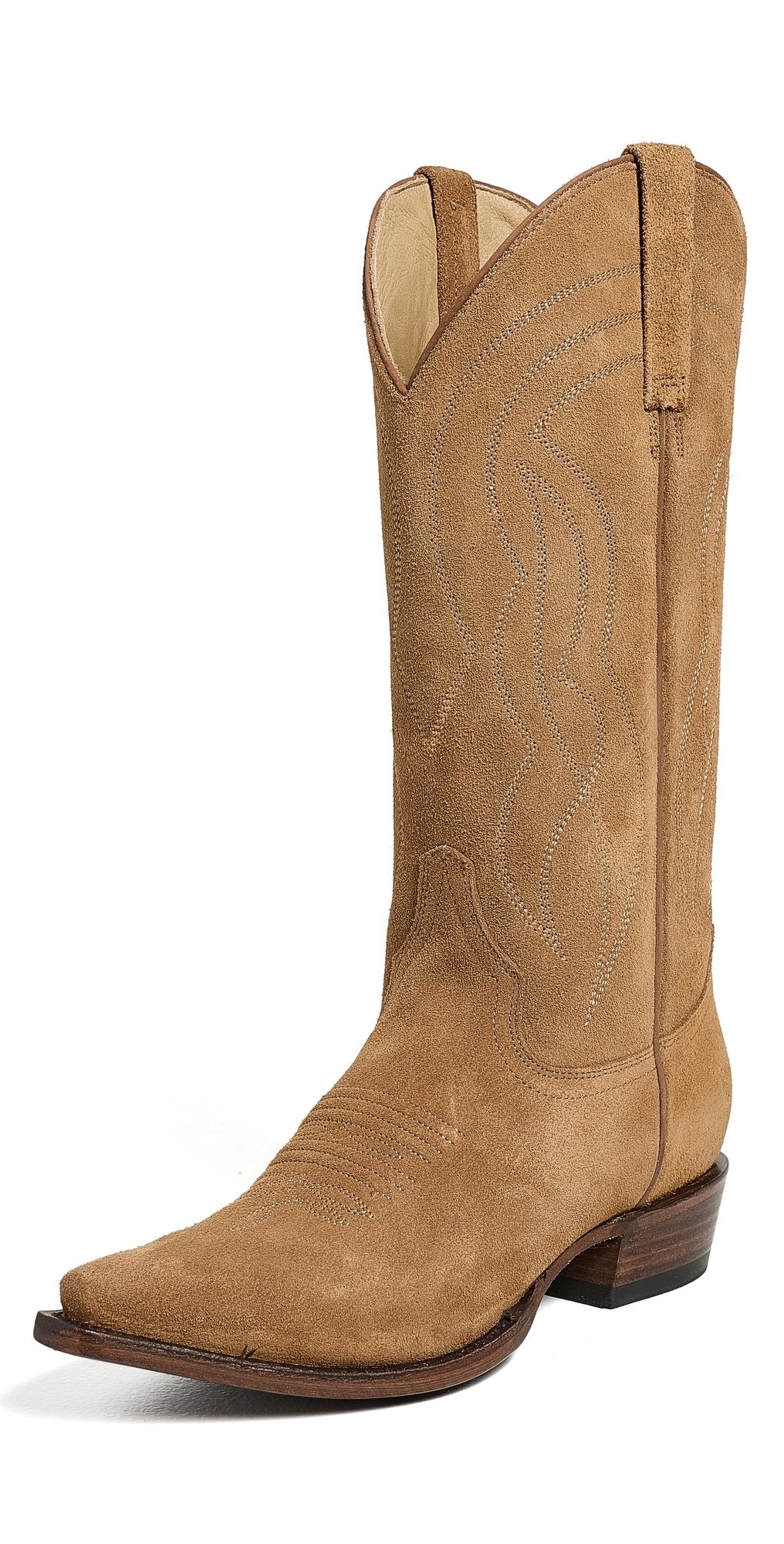 THE GREAT. Stetson x THE GREAT. Cowboy Boots Tan Tan 6