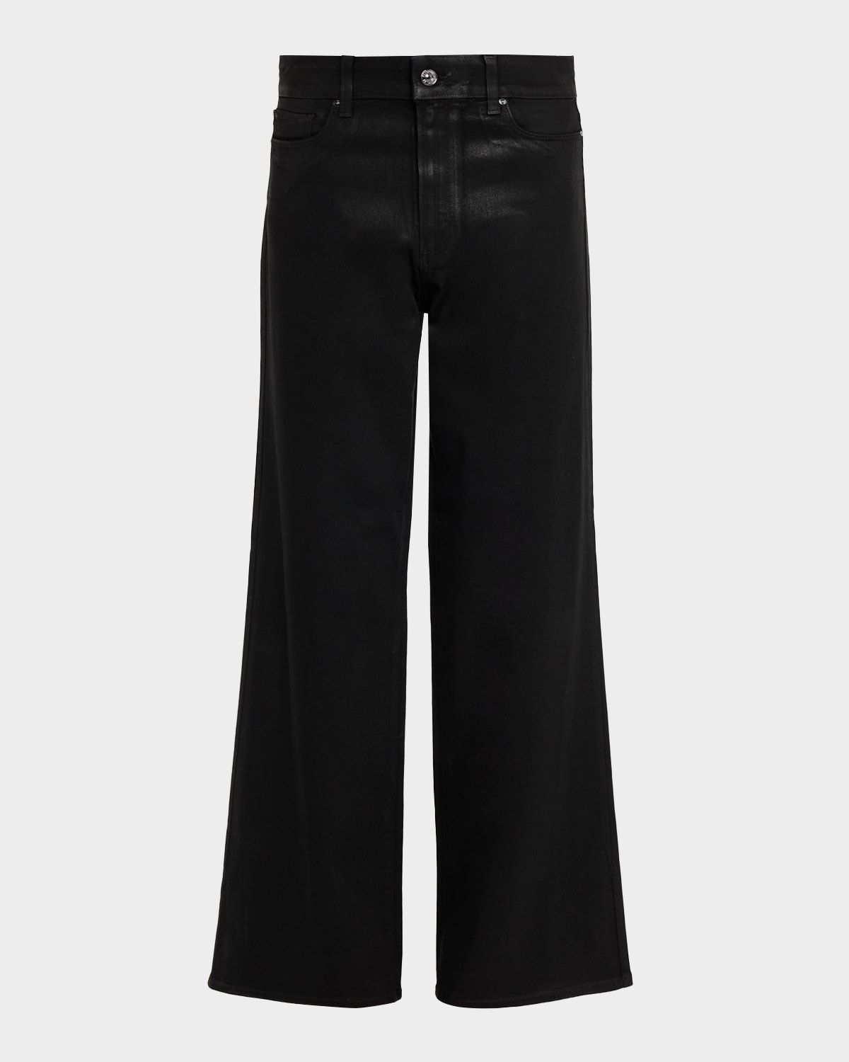 Anessa Wide-Leg Coated Jeans