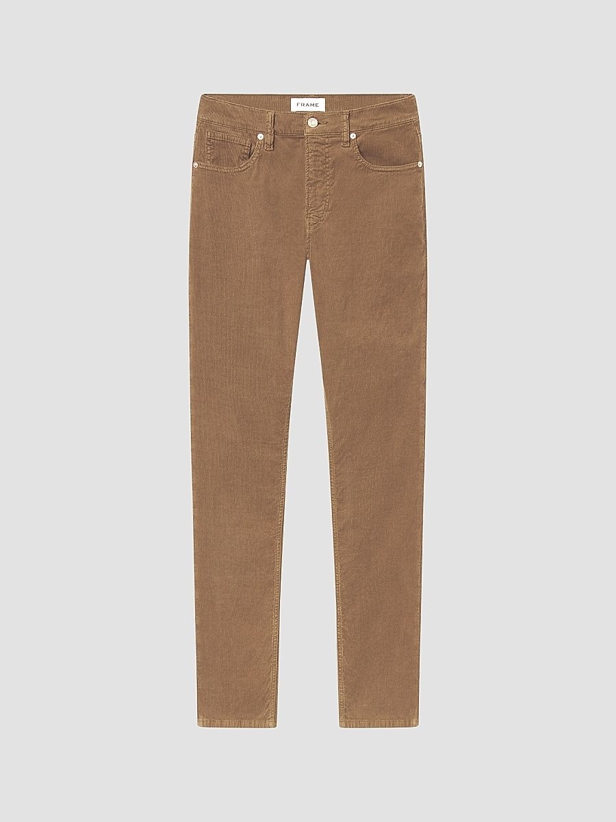 Men's Corduroy Modern Straight Pants - Soft Taupe - Size 38