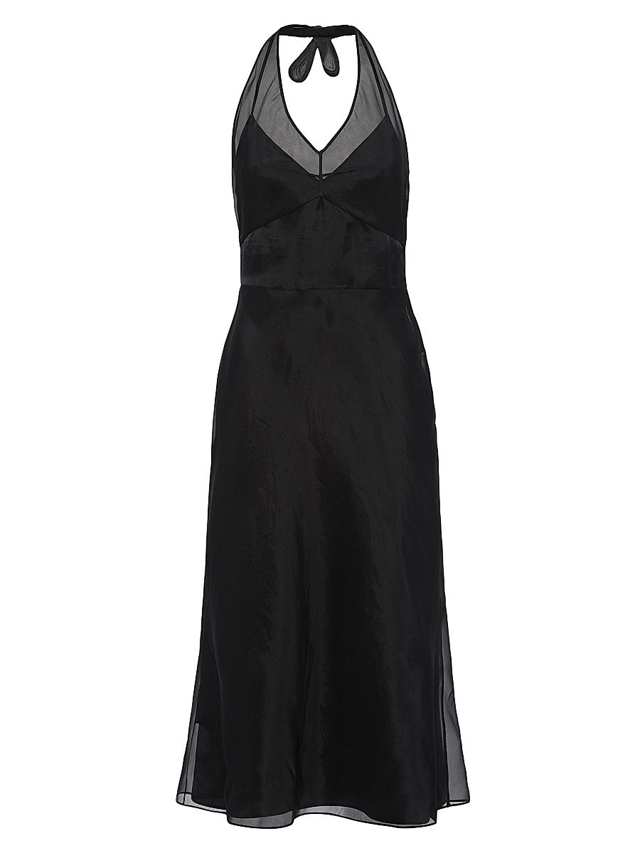Women's Re-Edition 1995 Organza Halter Dress - Black - Size 6