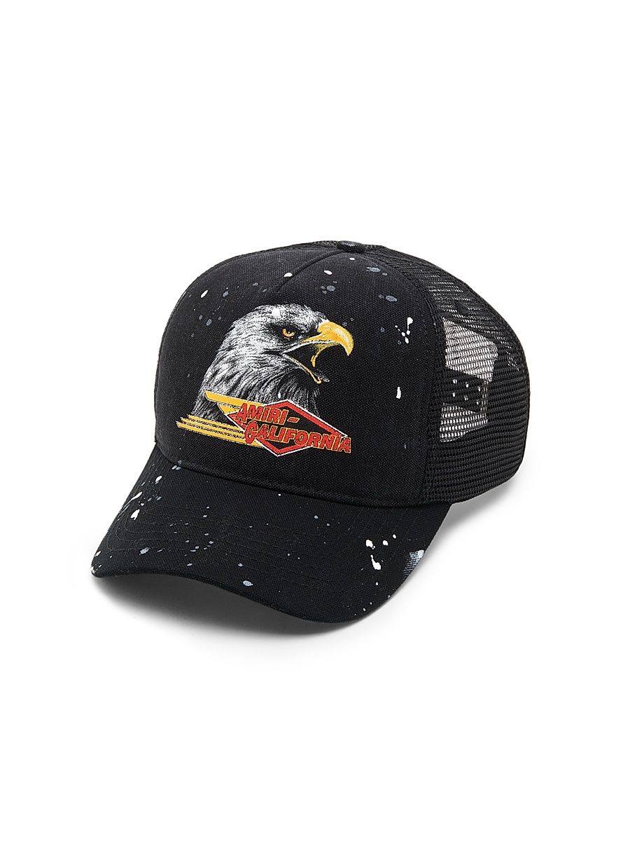 Men's Vintage Trucker Hat - Black