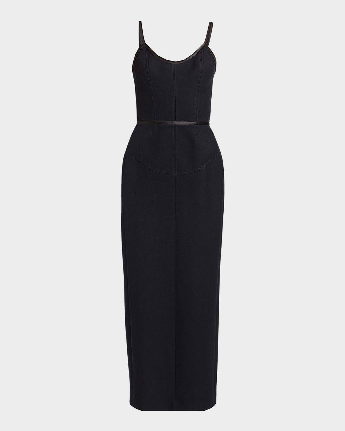 Corset Sleeveless Maxi Dress