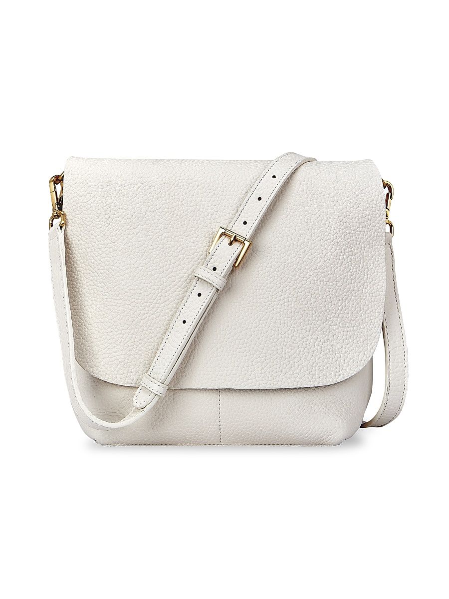 Women's Andie Leather Crossbody Bag - White