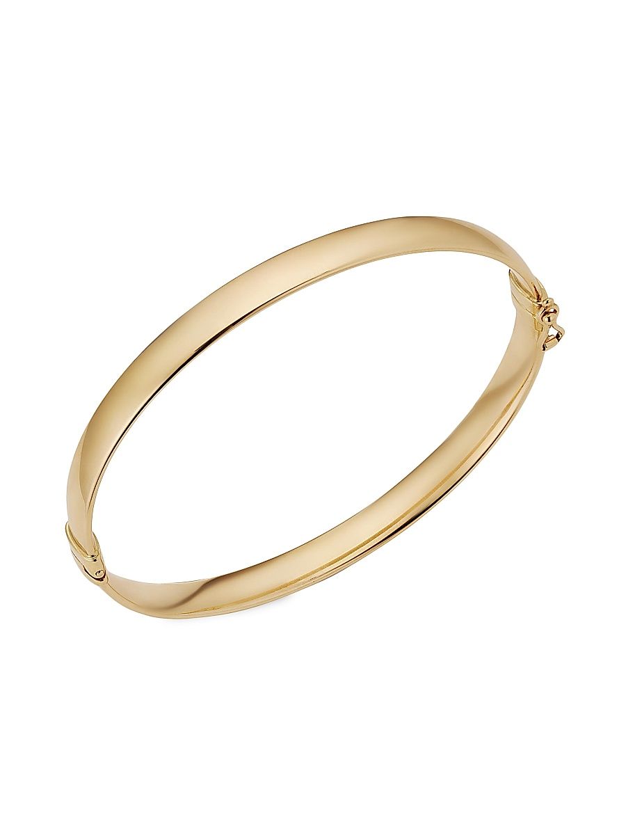 Women's 14K Yellow Gold The One Bold Bangle - Gold