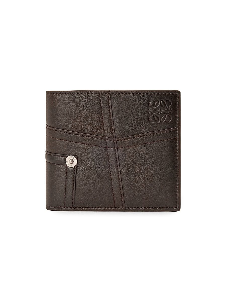 Men's Panta Leather Bifold Wallet - Vintage Brown