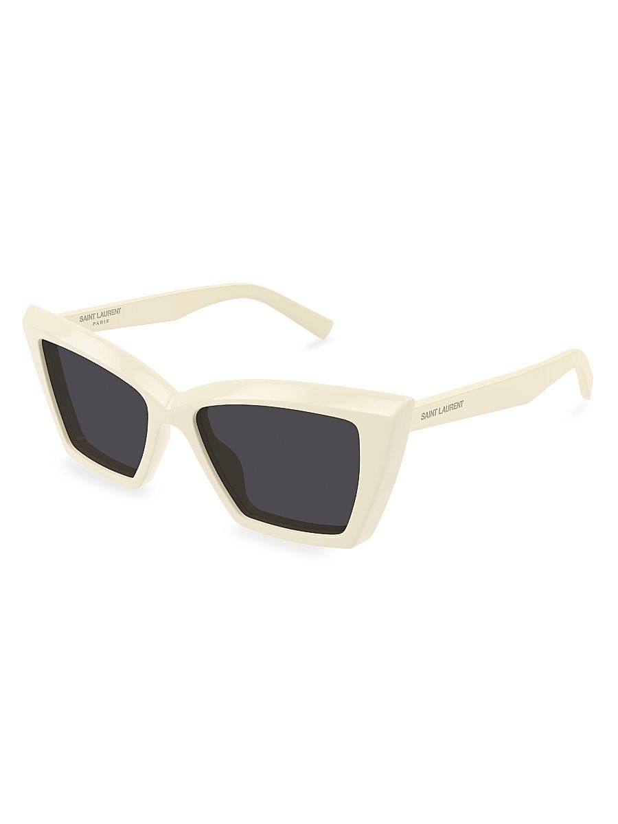 Women's Color Animation Cat-Eye Sunglasses - Ivory Grey