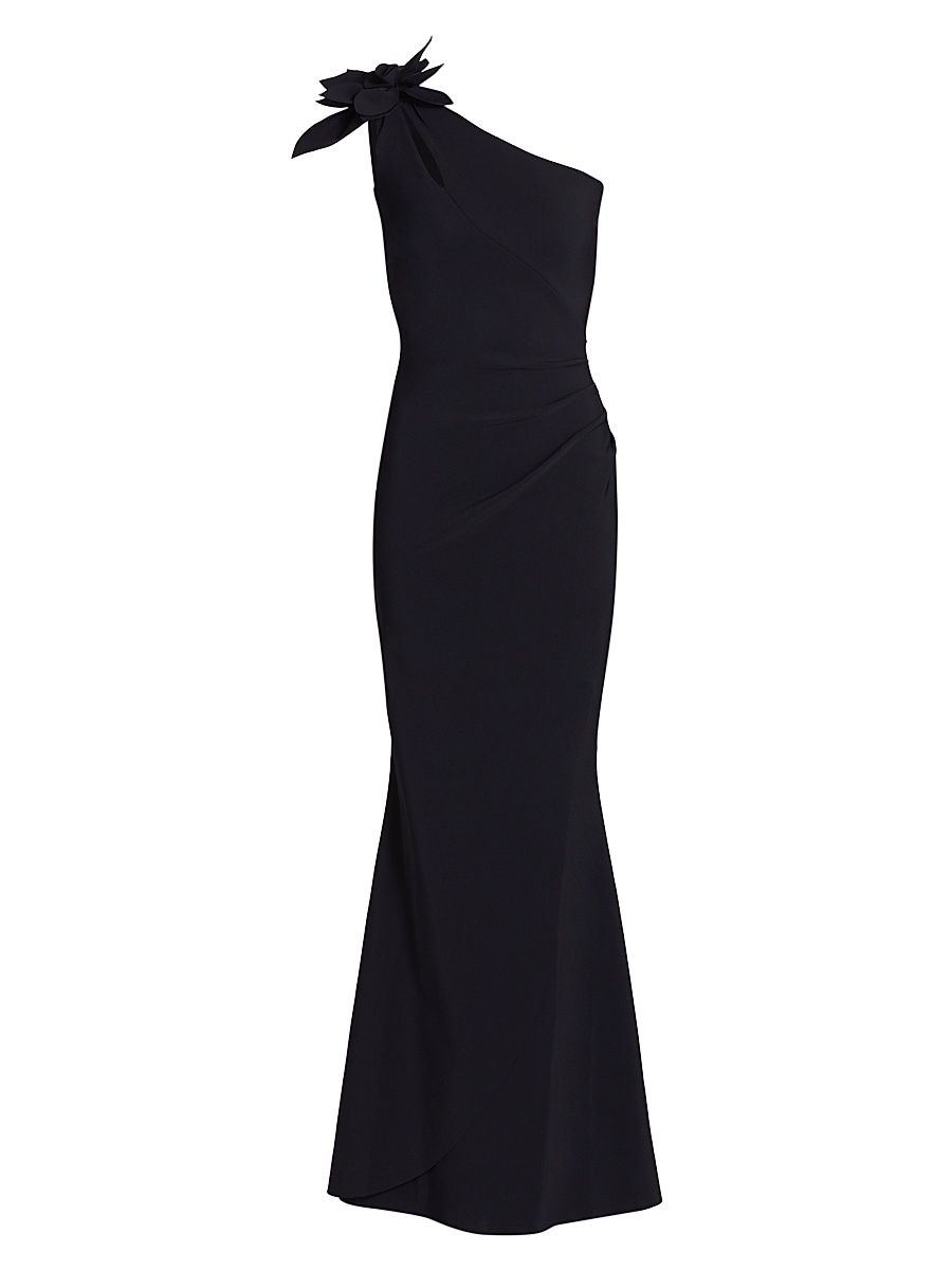 Women's Gosia One-Shoulder Gown - Black - Size 18