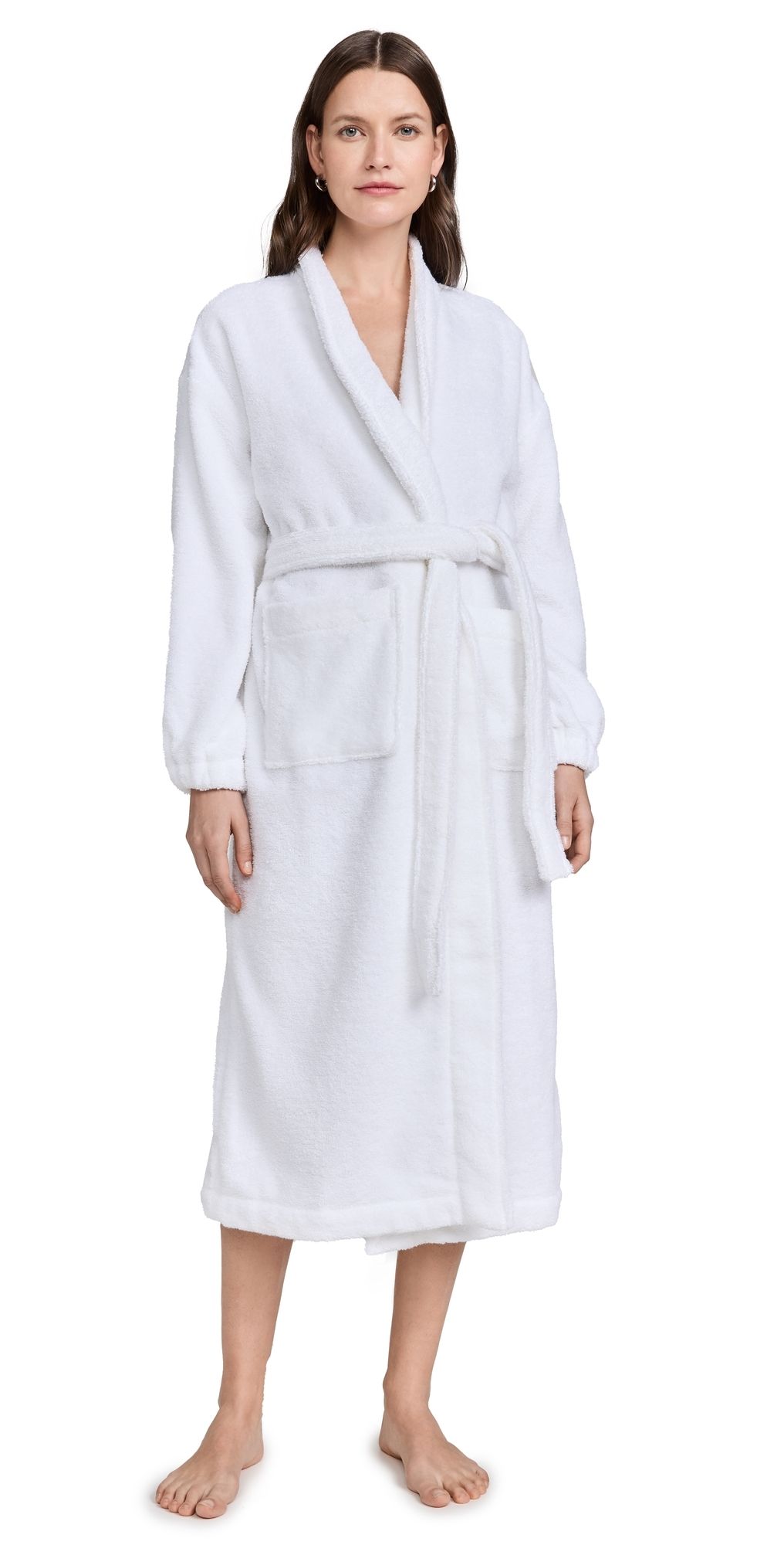 Lunya Spa Terry Robe Sincere White L/XL