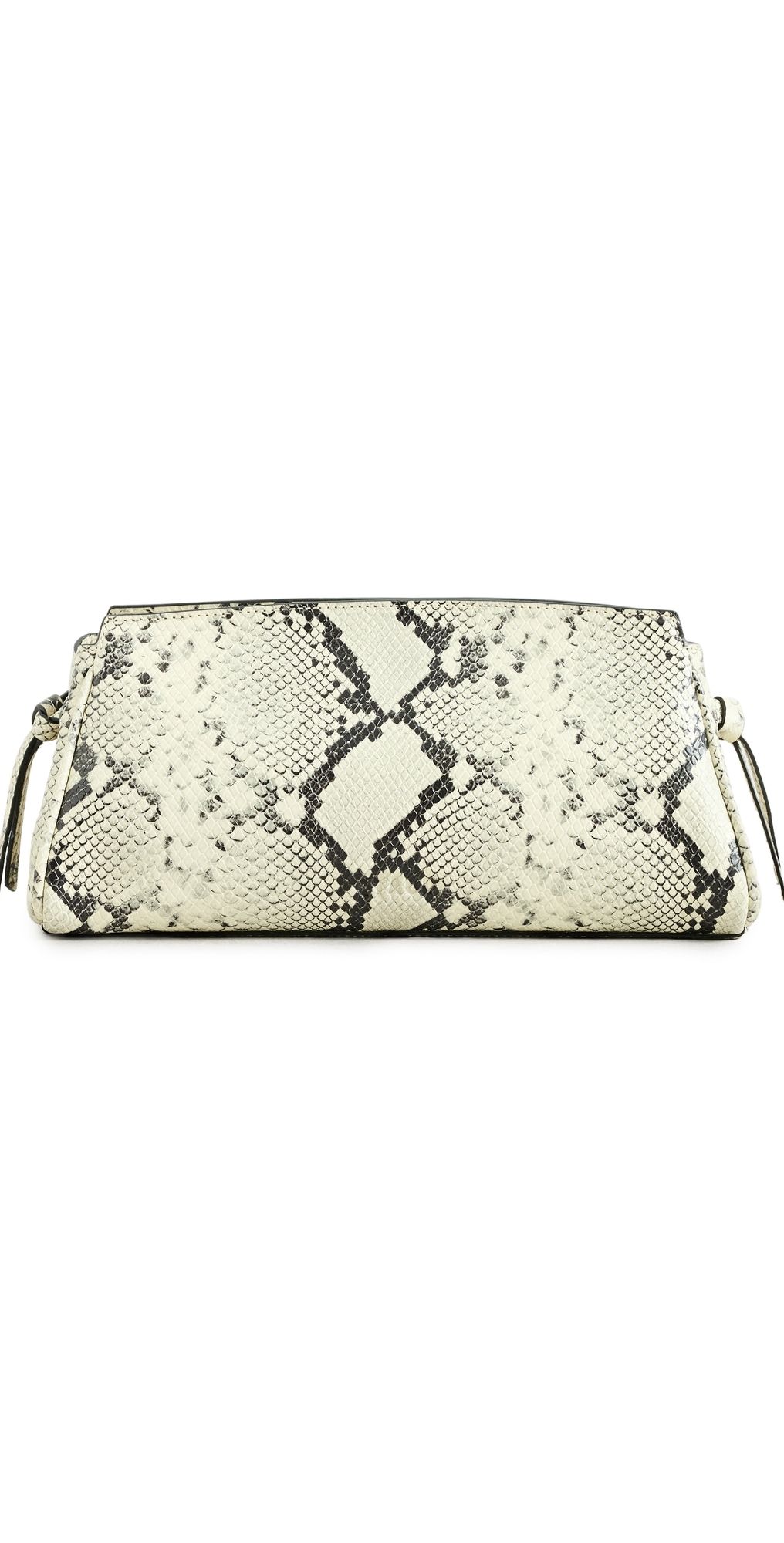 STAUD Maude Convertible Clutch White Snake One Size