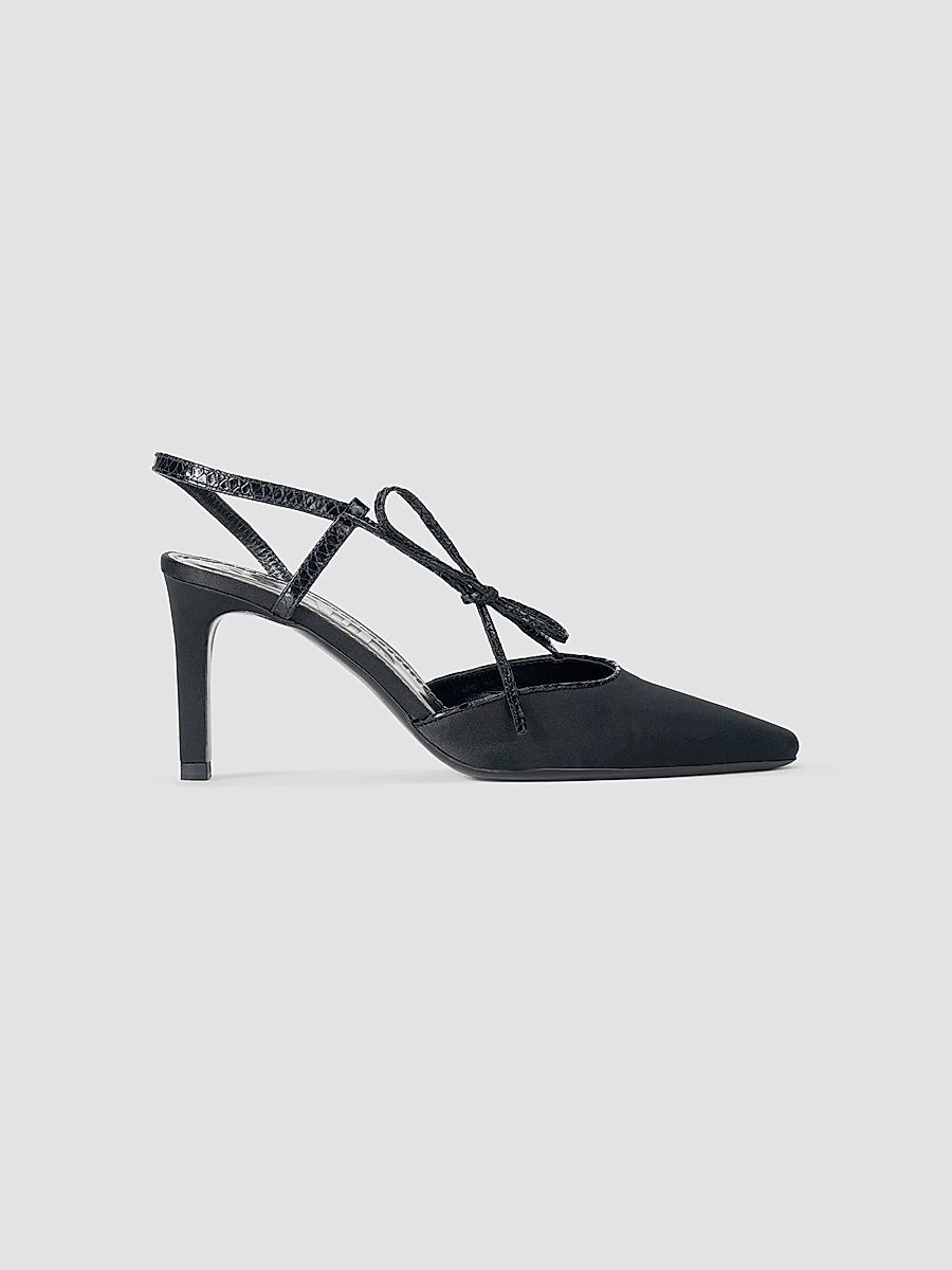 Staud Women's Inez Slingback Pumps - Black - Size 10