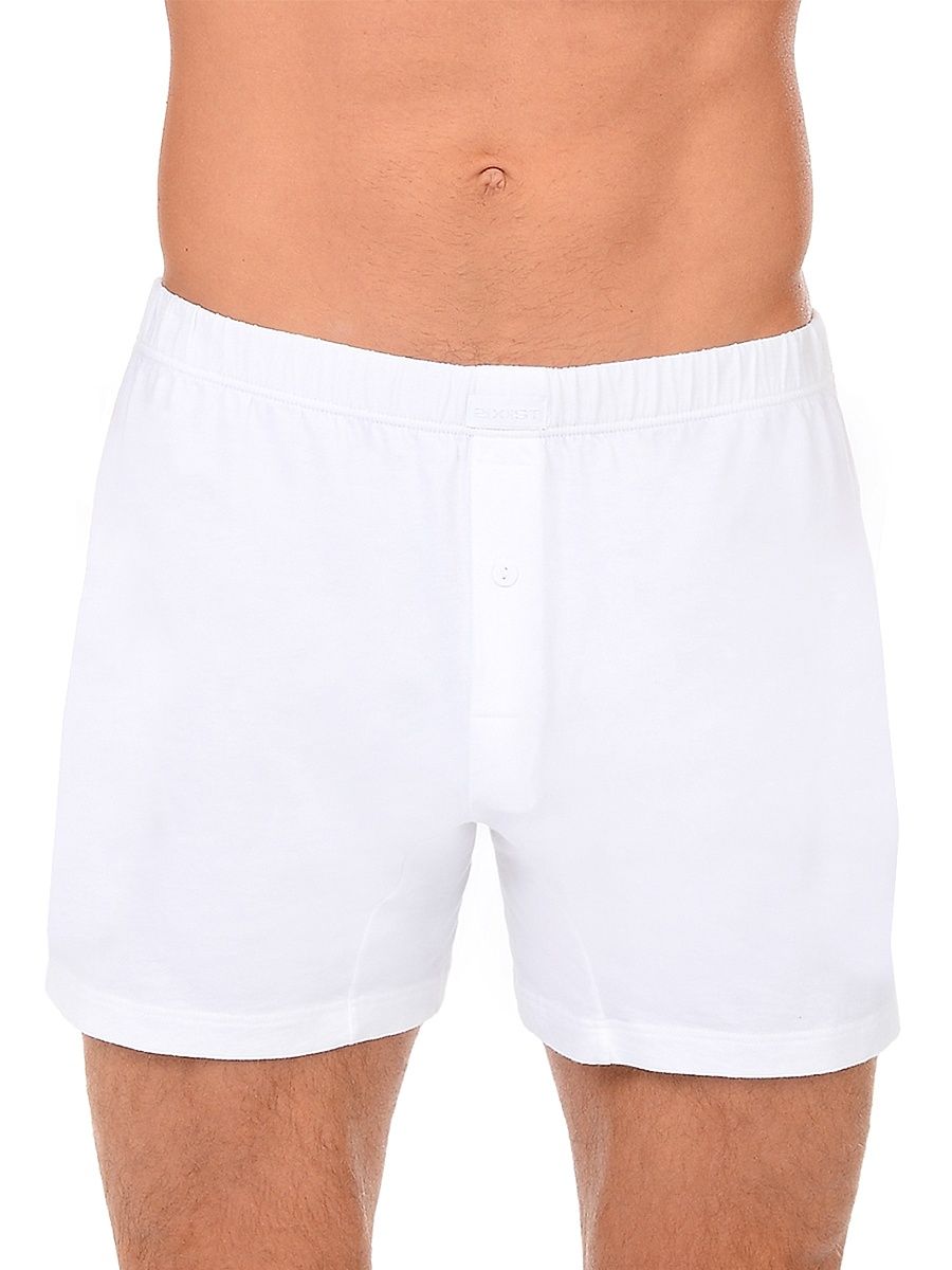 Pima Cotton Boxers - White - Size Small