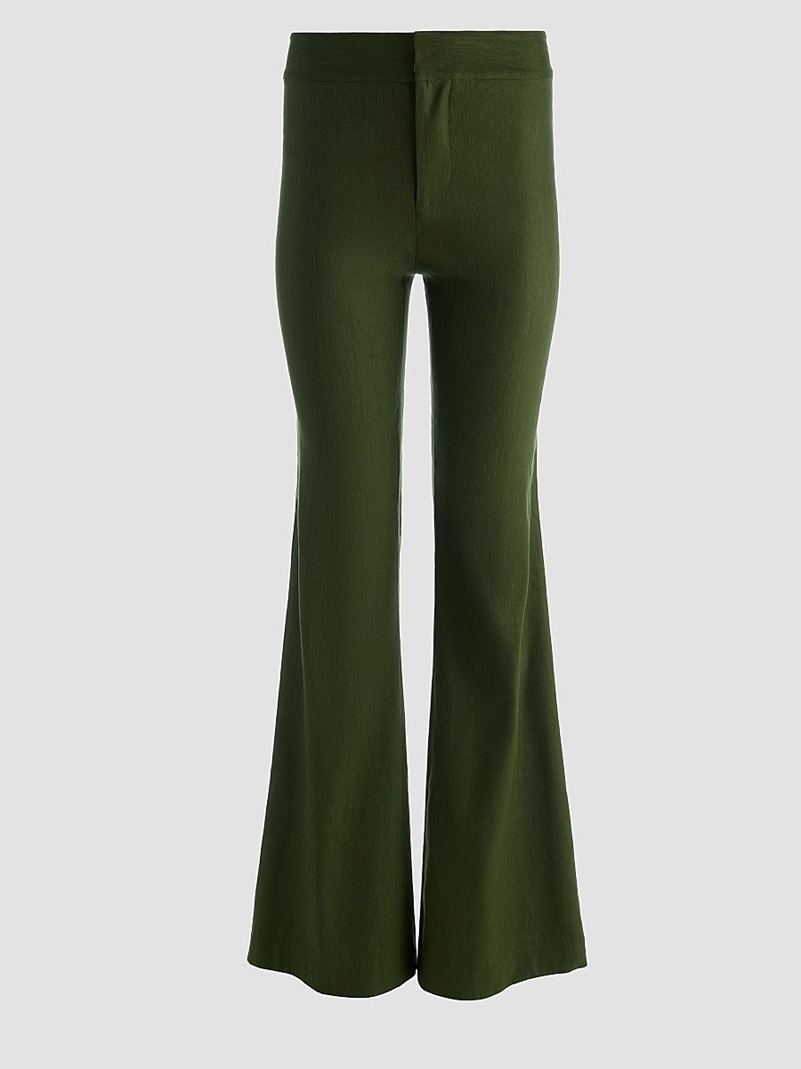 Women's Andrew Mr Bootcut Slim-Fit Pants - Dark Fern - Size 14