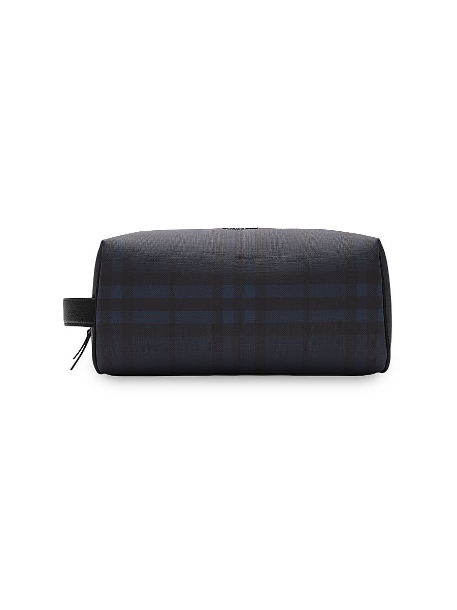 Check Logo Travel Pouch - Navy