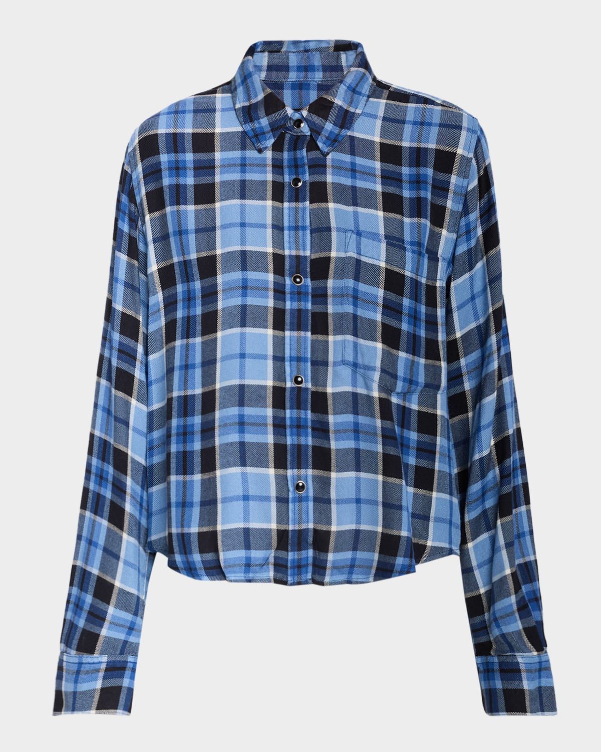Malin Boxy Plaid Twill Shirt