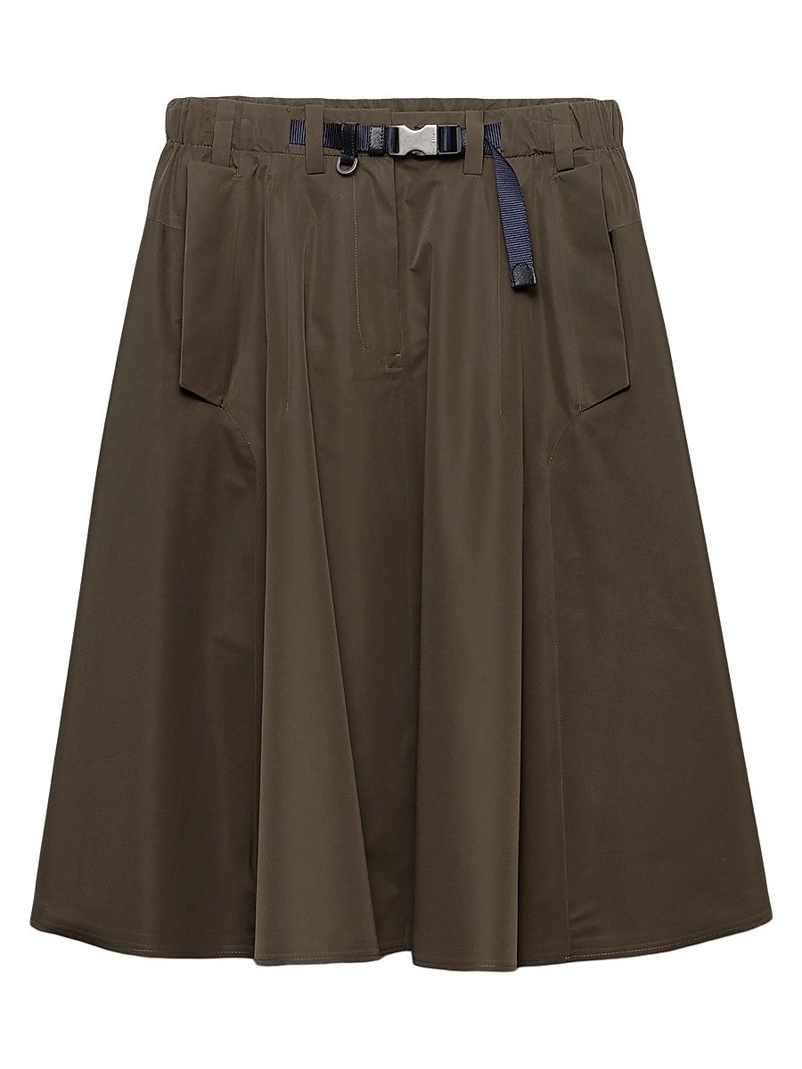 Women's Technical Fabric Circle Skirt - Green - Size 4