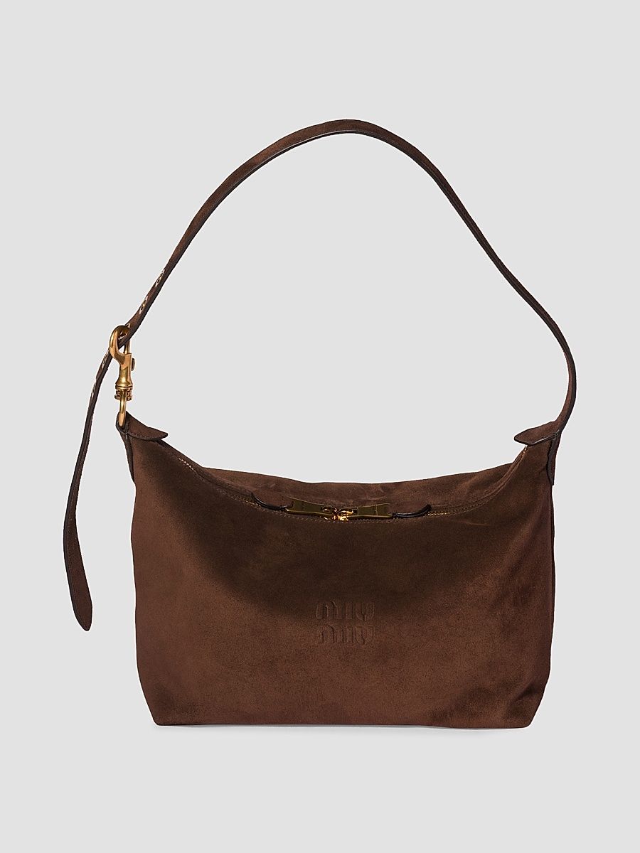 Women's Spirit Suede Shoulder Bag - Brown