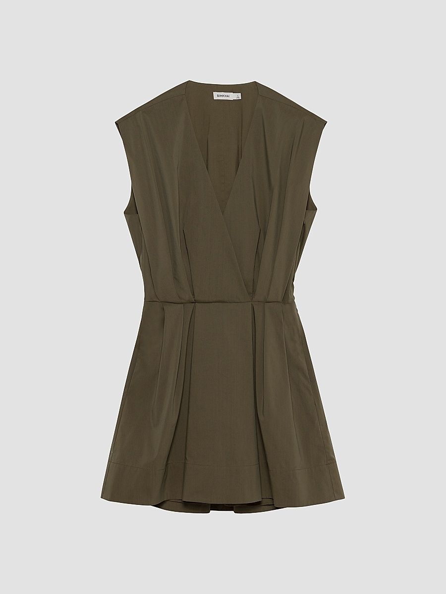 Women's Sefi Cape Mini Dress - Sea Turtle - Size Large