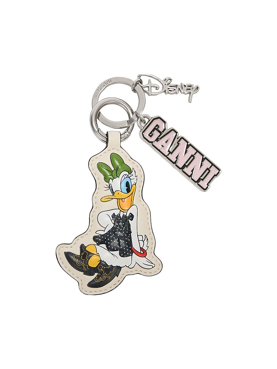 Women's Ganni x Disney Daisy Duck Key Ring - Egret