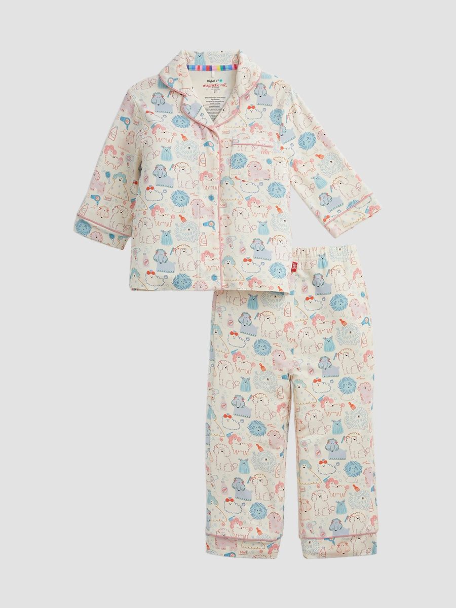 Girl's Little Girl's & Girl's Poodle Pawlor Pajamas - Multi - Size 2