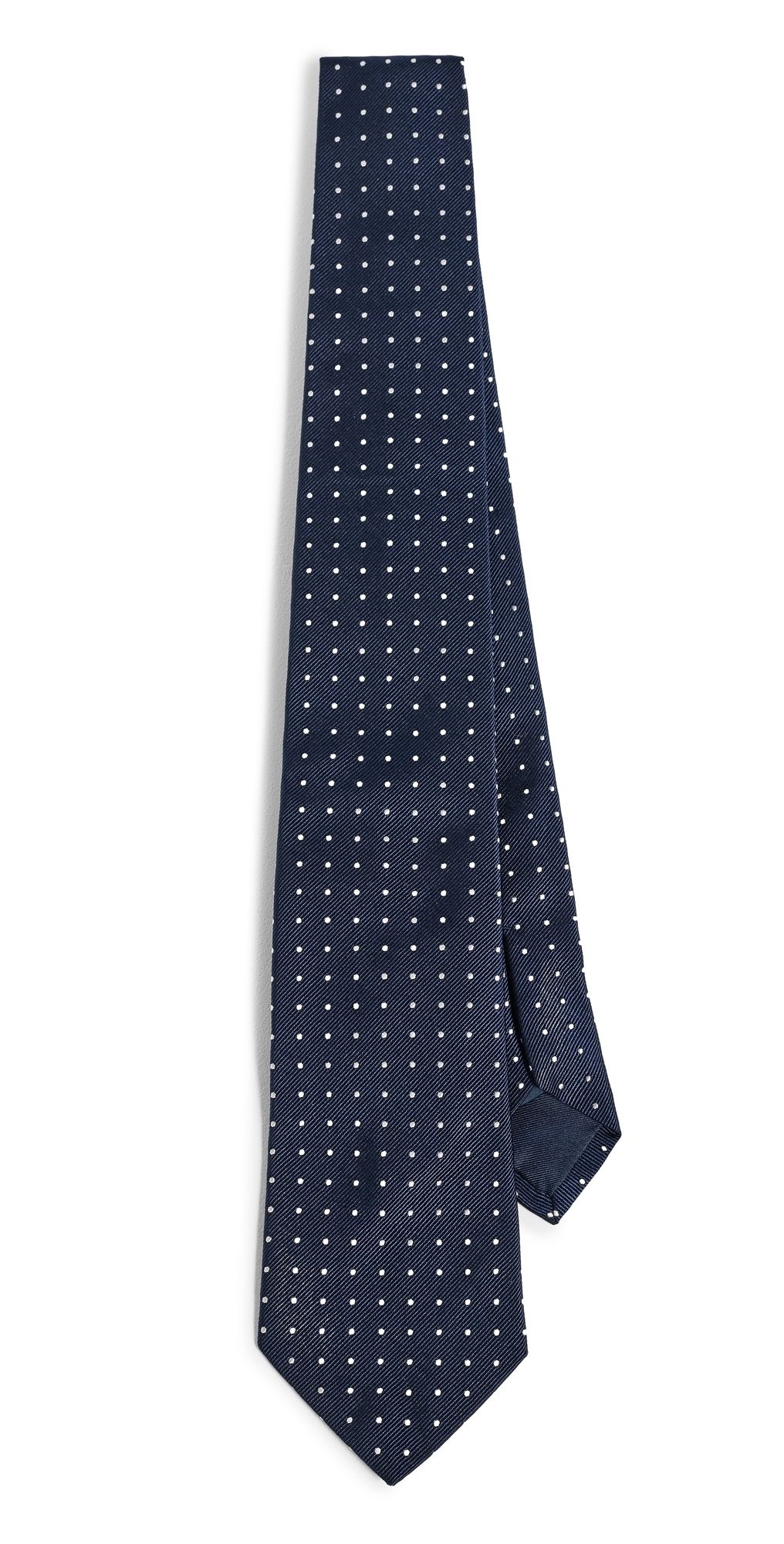 Polo Ralph Lauren Polka Dot Silk Repp Tie Navy/White One Size