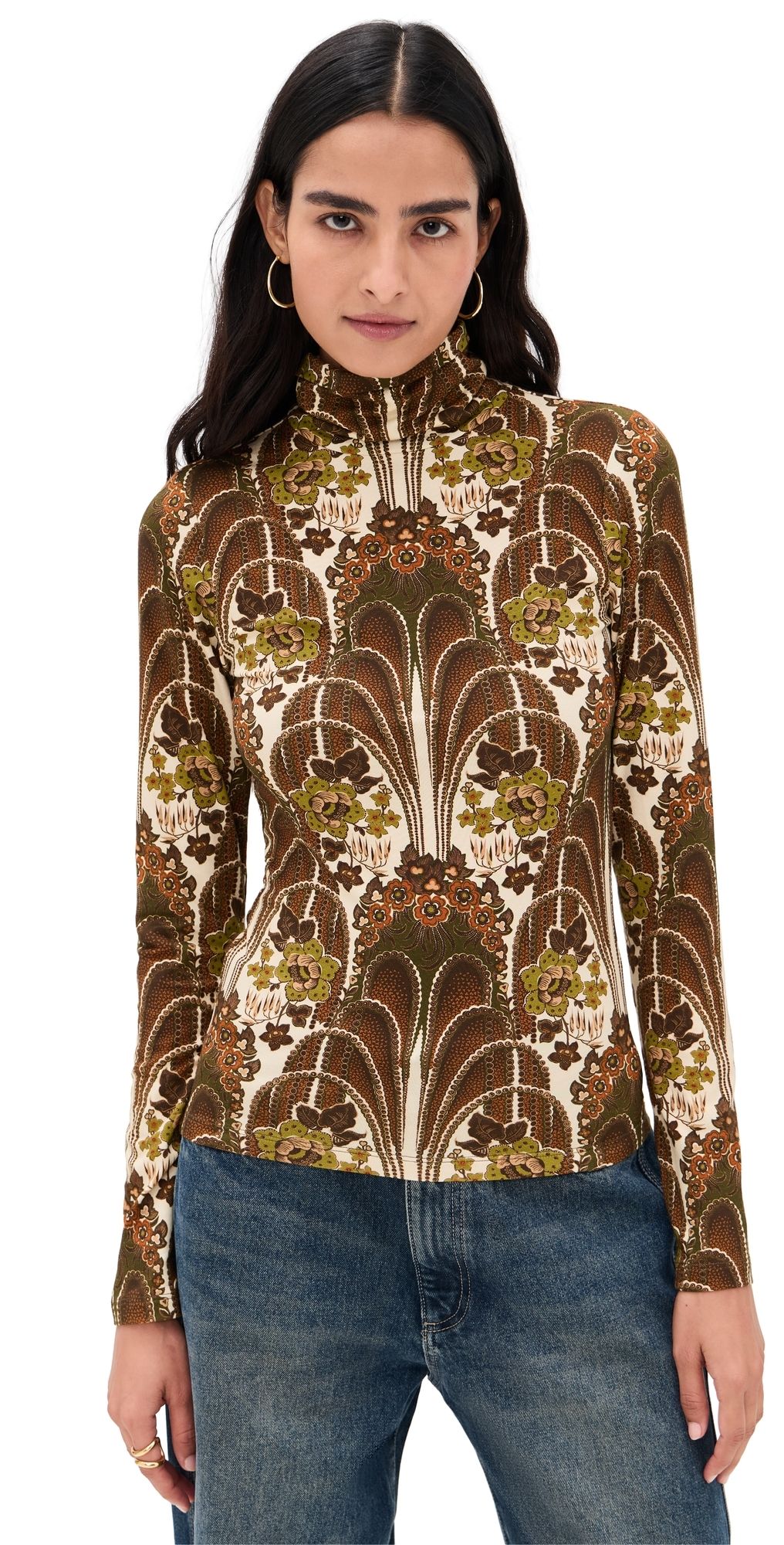 Cara Cara Piper Top Fontaine Olive XS