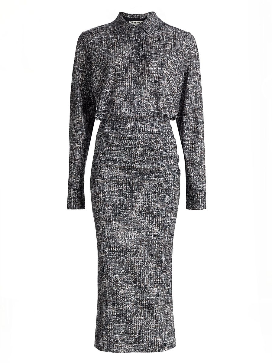 Women's Azora Jersey Midi-Shirtdress - Gabrielle Grey - Size 18