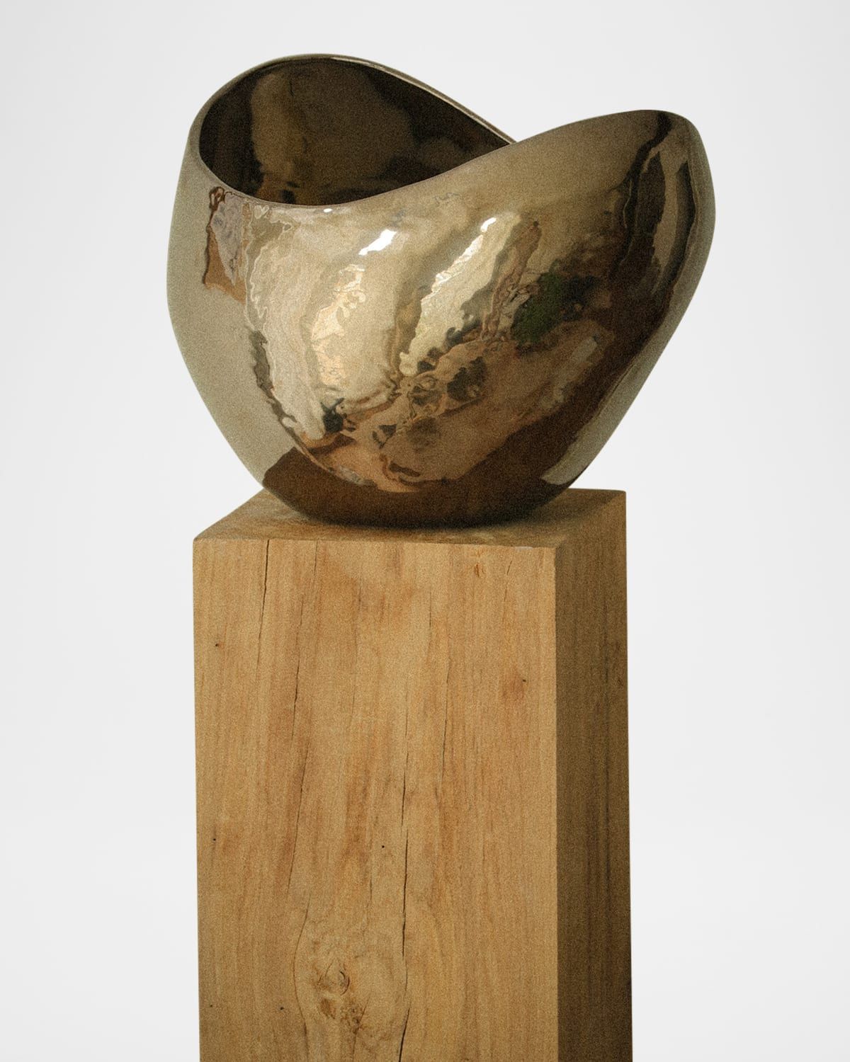 Golden Amber Light Sculpture, 106 oz.