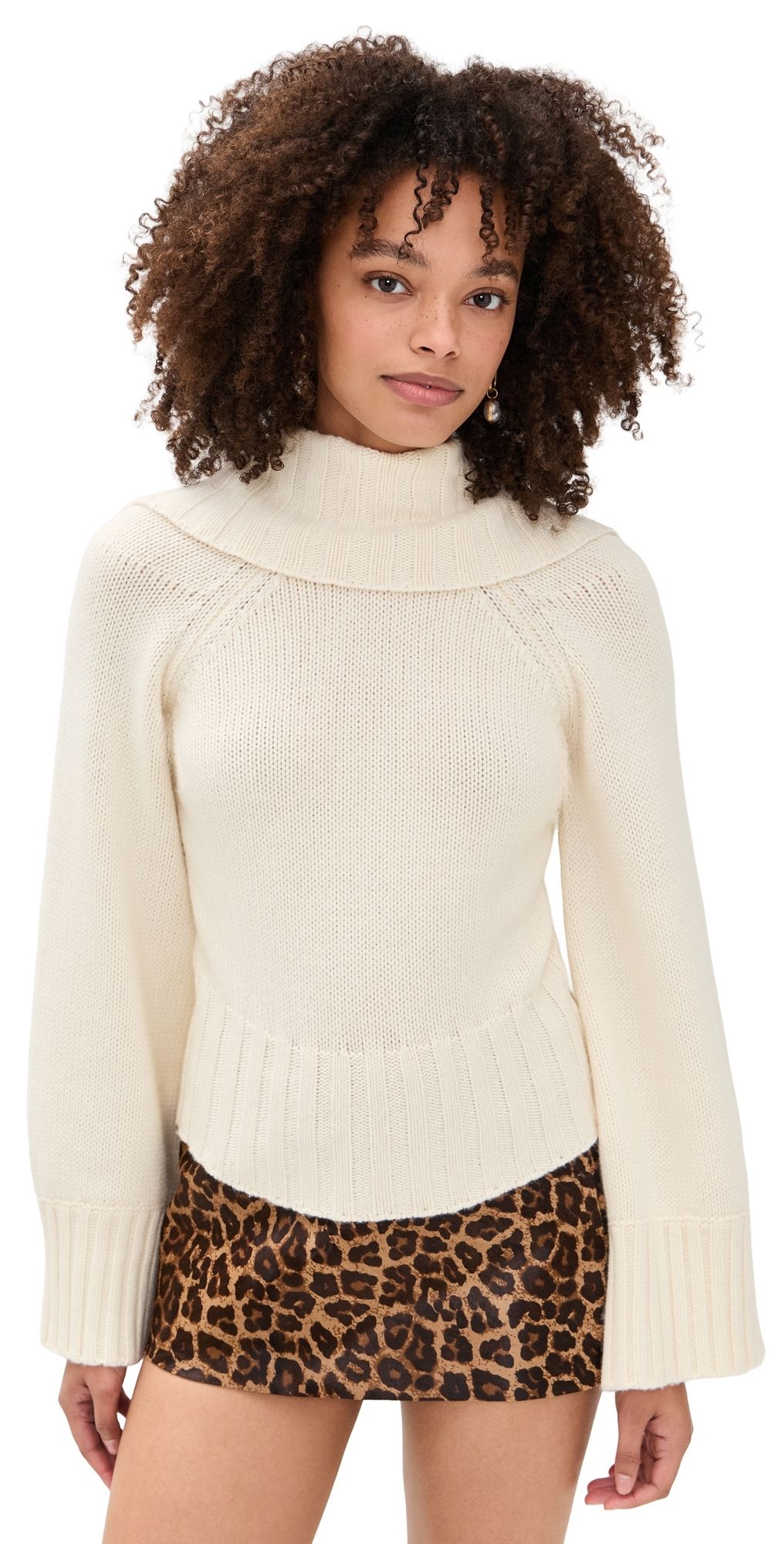 Cult Gaia Milika Sweater Off White XS