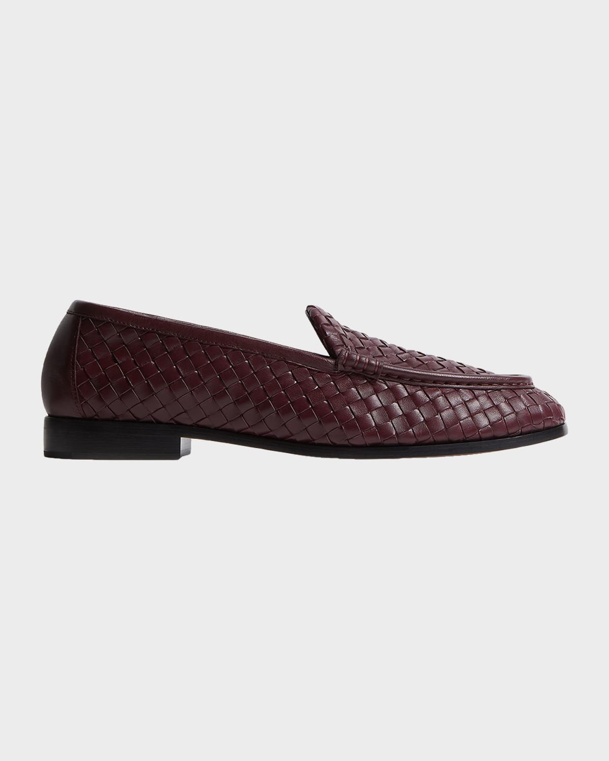 Men & apos;s Silenzio Intrecciato Napa Leather Loafers