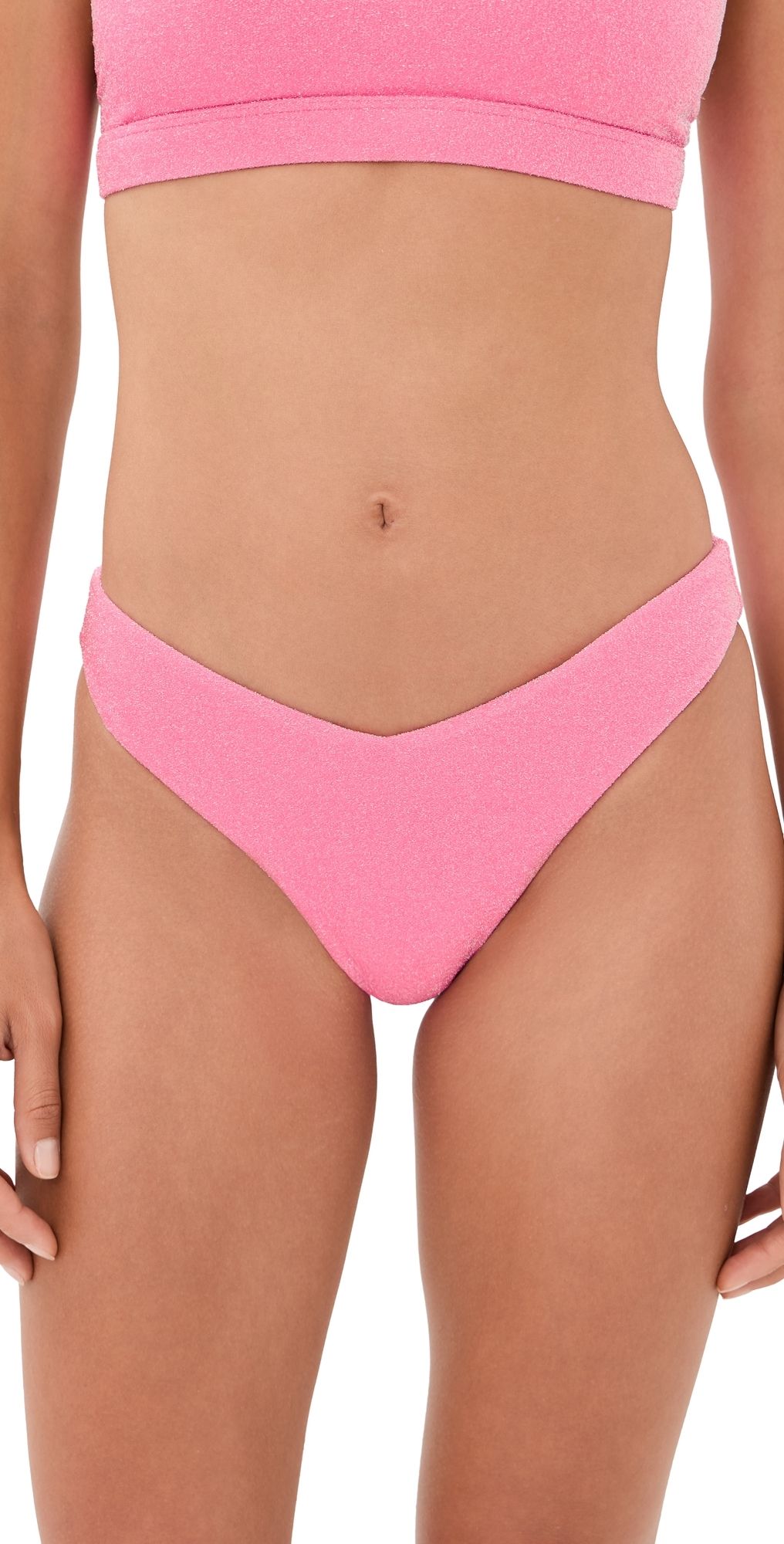 Beach Riot Vanessa Bikini Bottoms Shoreline Pink Shine XL