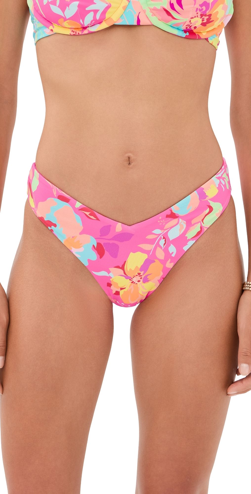Beach Riot Vanessa Bikini Bottoms Bloom Lagoon XL