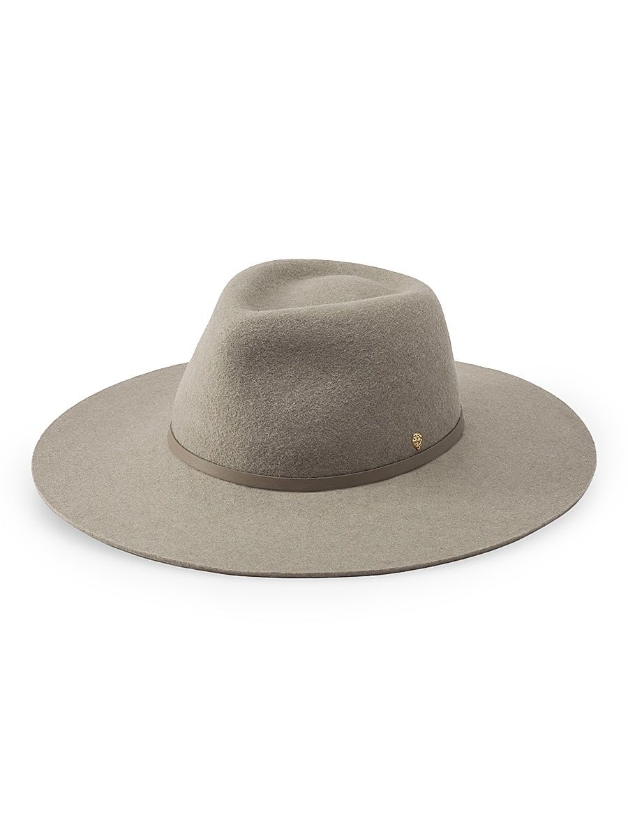 Women's Claude Felted Merino Wool Fedora - Wheat