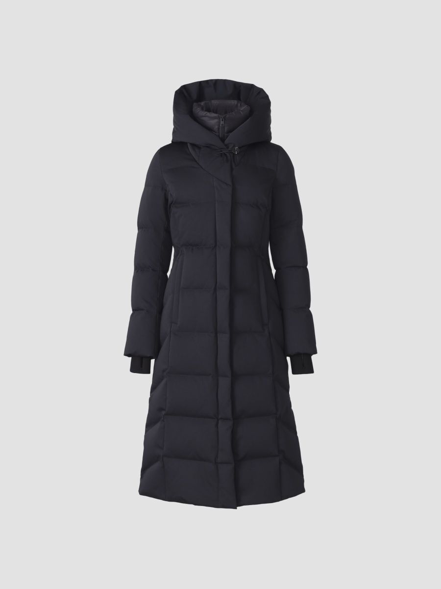 Soia & Kyo Women's Talyse Maxi Down Coat - Black - Size Large