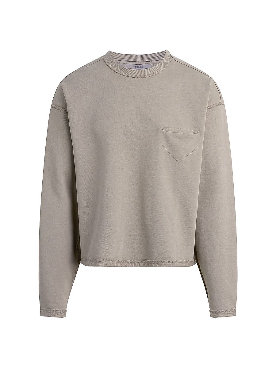 Men's French Terry Crewneck Sweatshirt - Laurel Oak - Size XXL