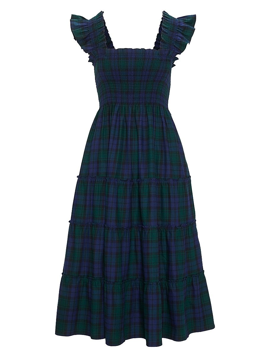Women's The Ellie Nap Dress - Blackwatch Tartan - Size XXXXL
