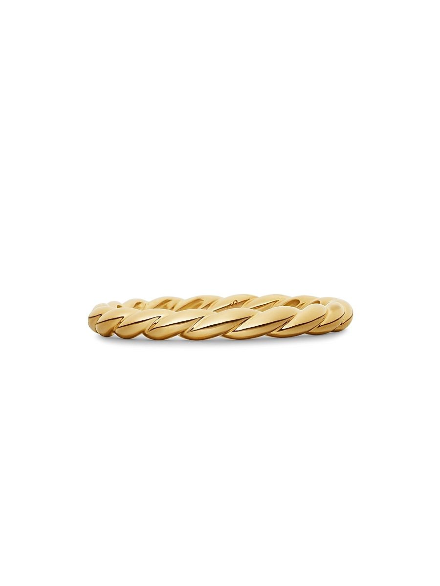 Women's Flex Band Ring in 18K Yellow Gold - Gold - Size 4