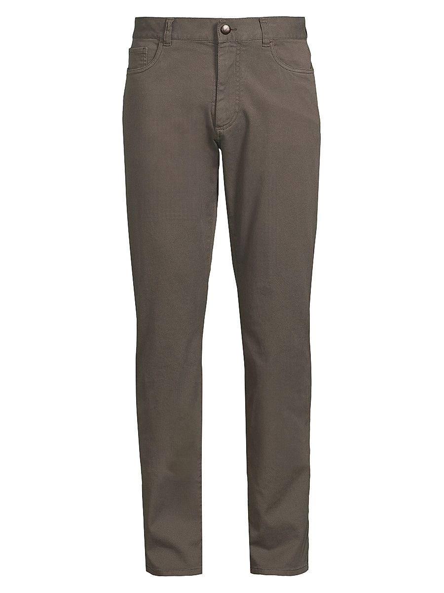Men's Garment-Dyed Five-Pocket Pants - Grey - Size 36