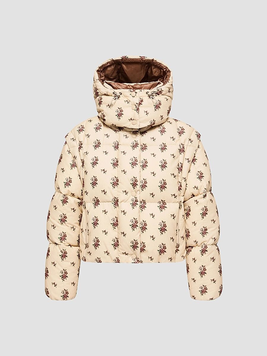 Women's Torcol 2-in-1 Puffer Coat - Light Beige - Size Large