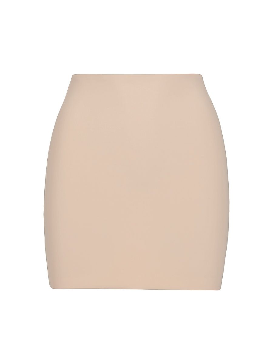 Women's Classic Mini Half Slip Skirt - Beige - Size Small