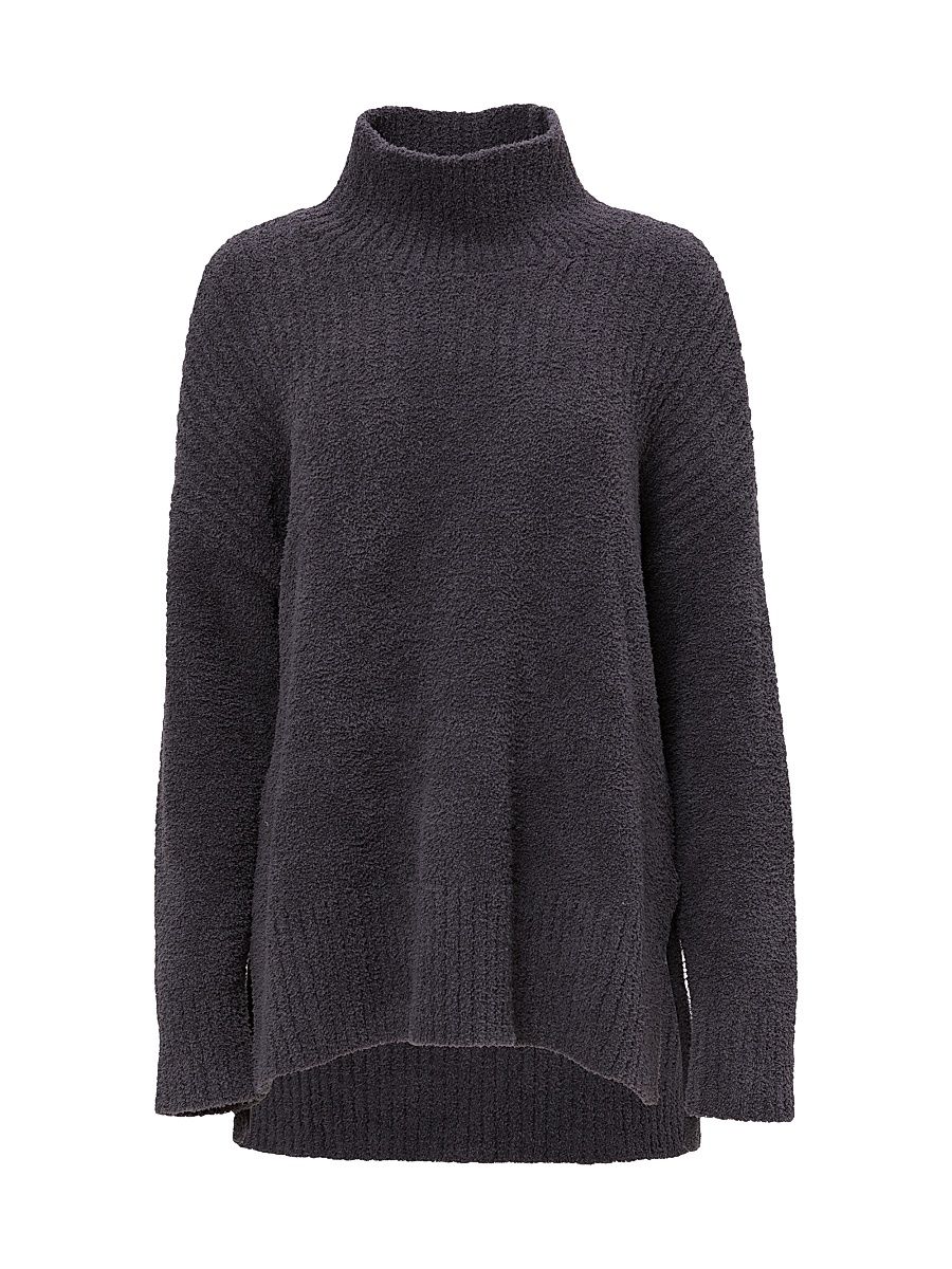 Women's CozyChic High-Low Sweater - Carbon - Size XS