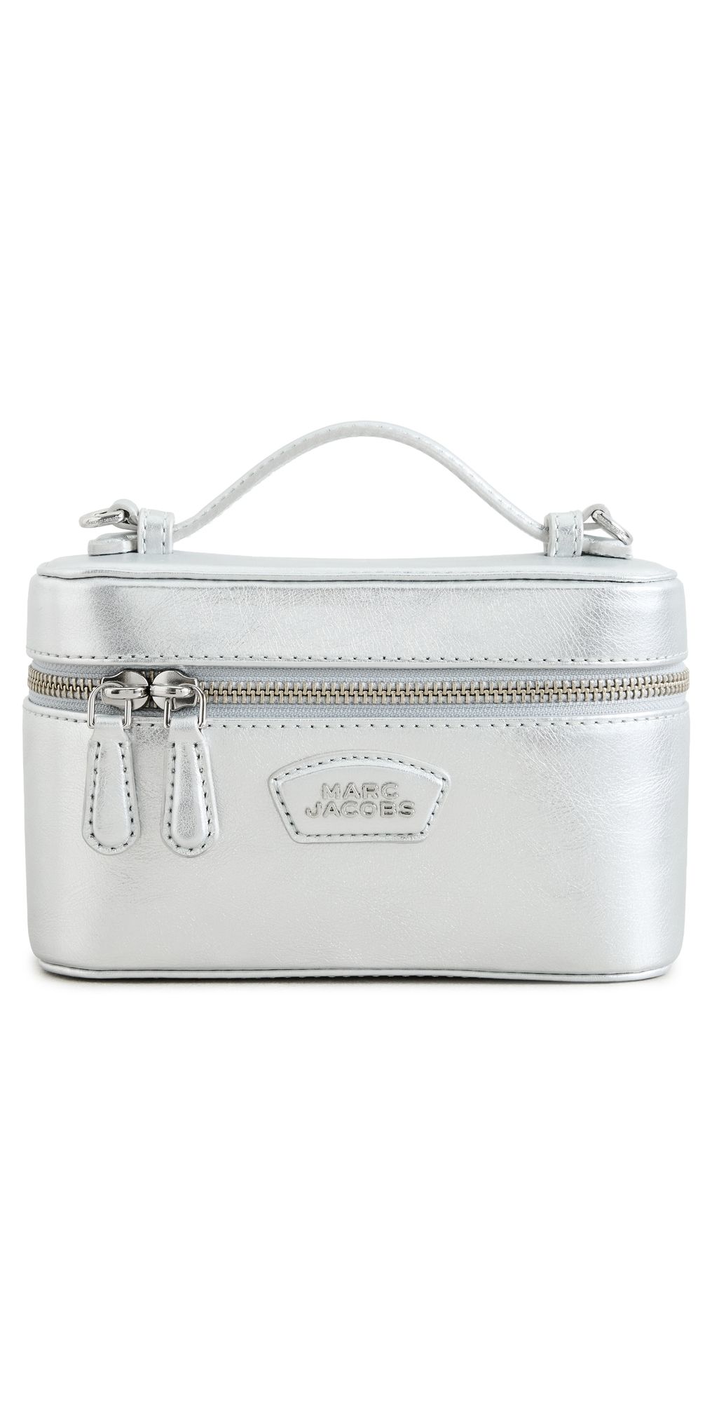 Marc Jacobs The Metallic Everyday Vanity Bag Silver One Size