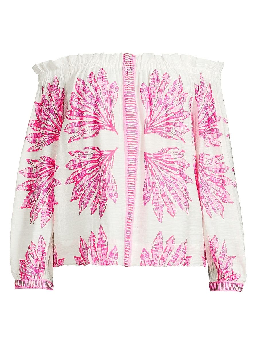 Women's Kalinda Off-the-Shoulder Top - Pink Bliss - Size XL