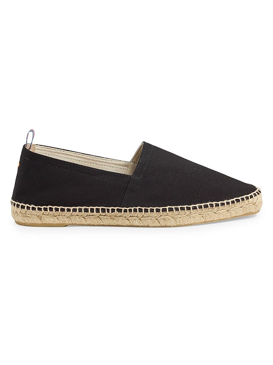 Men's Pablo Canvas Espadrille Loafers - Canvas Black - Size 13