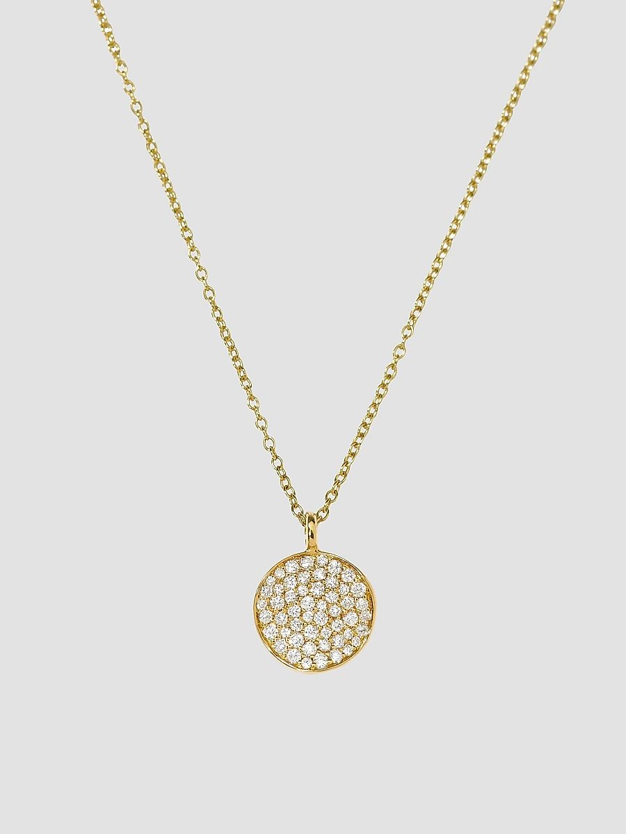 Women's Stardust 18K Yellow Gold & 0.25 TCW Diamond Medallion Pendant Necklace - Gold